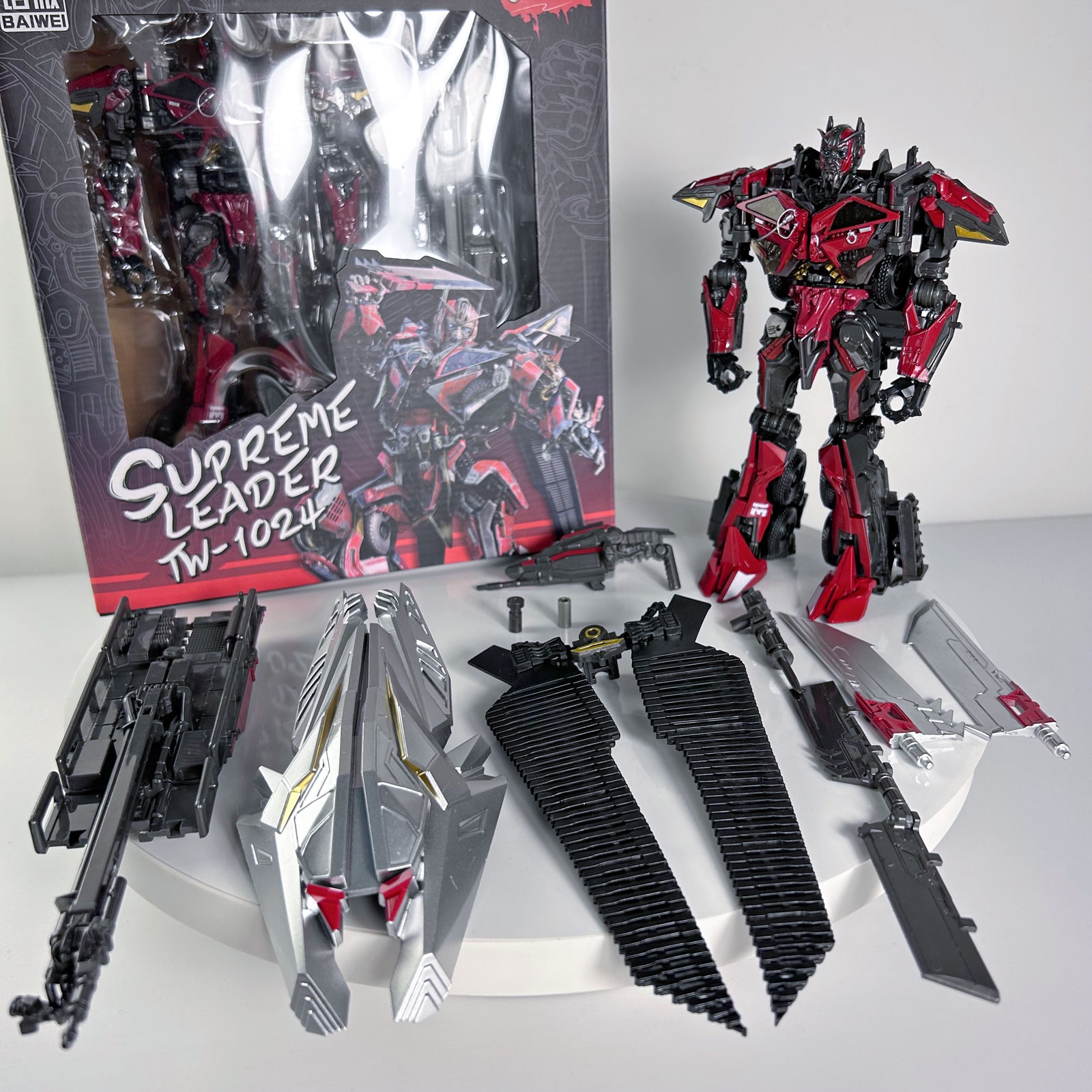 Model Kit Yolopark - Baiwei transformação tw1024 18cm brinquedos sentinela