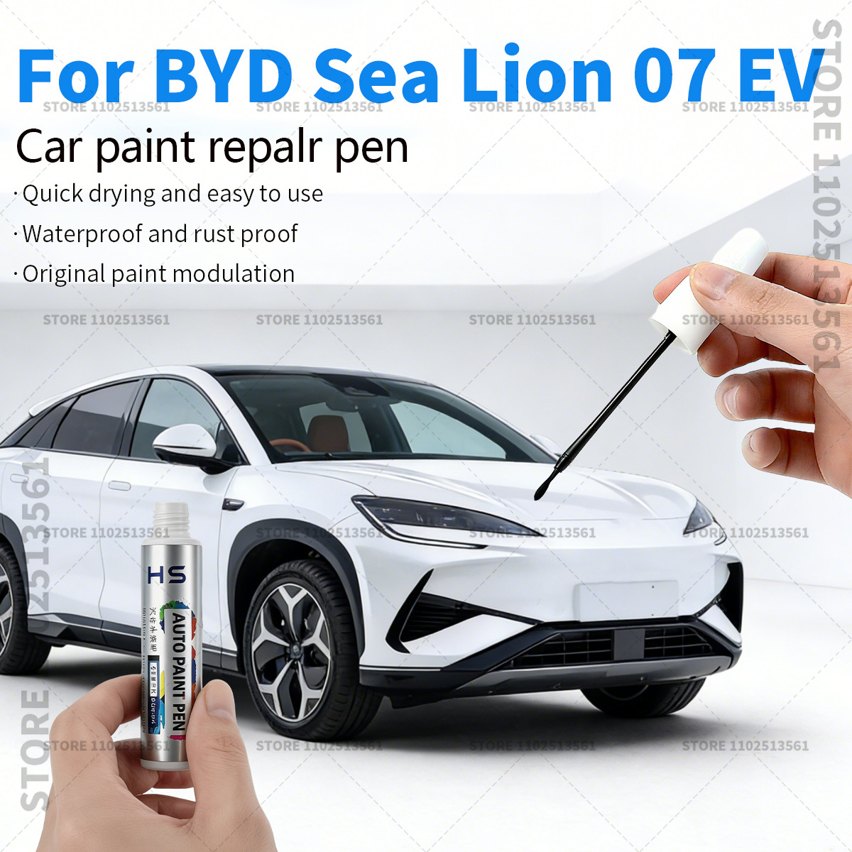 Paint Model Kit - Caneta de Reparo de Pintura Automotiva,