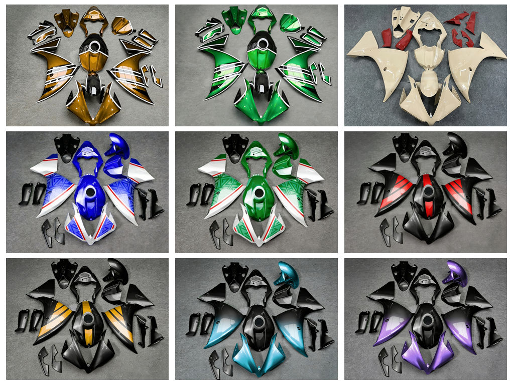 Model Kit Yamaha R1 - 4 novos kits de defletores de
