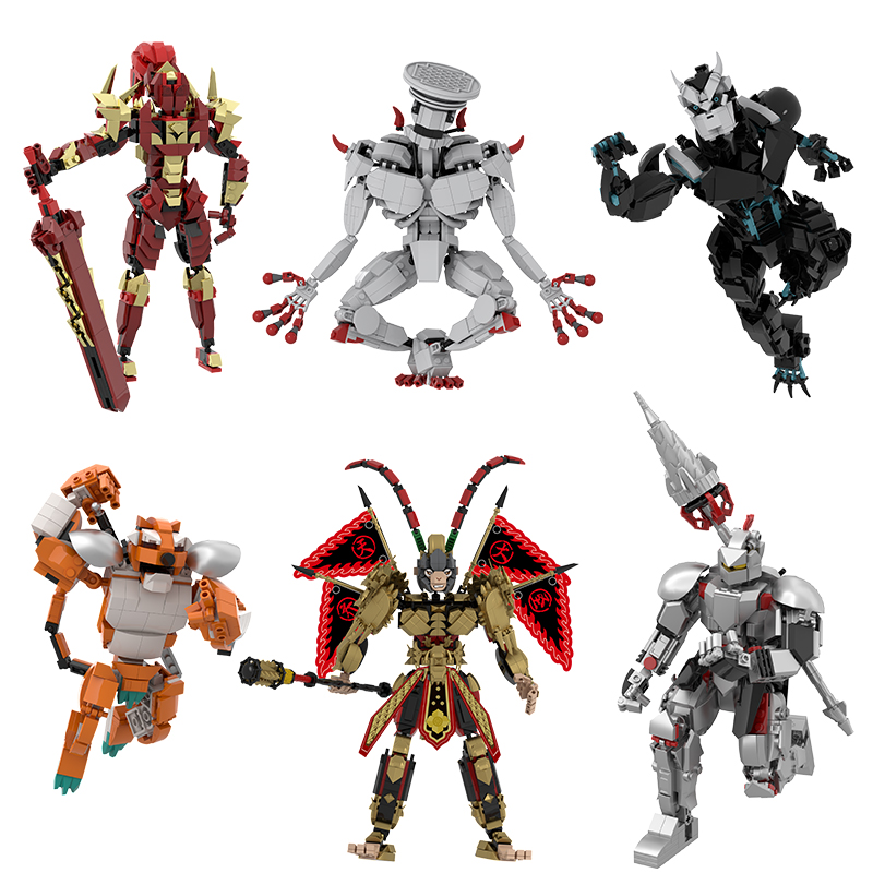 Model Kit Kaiju 8 - Nova série monstro montado bloco de