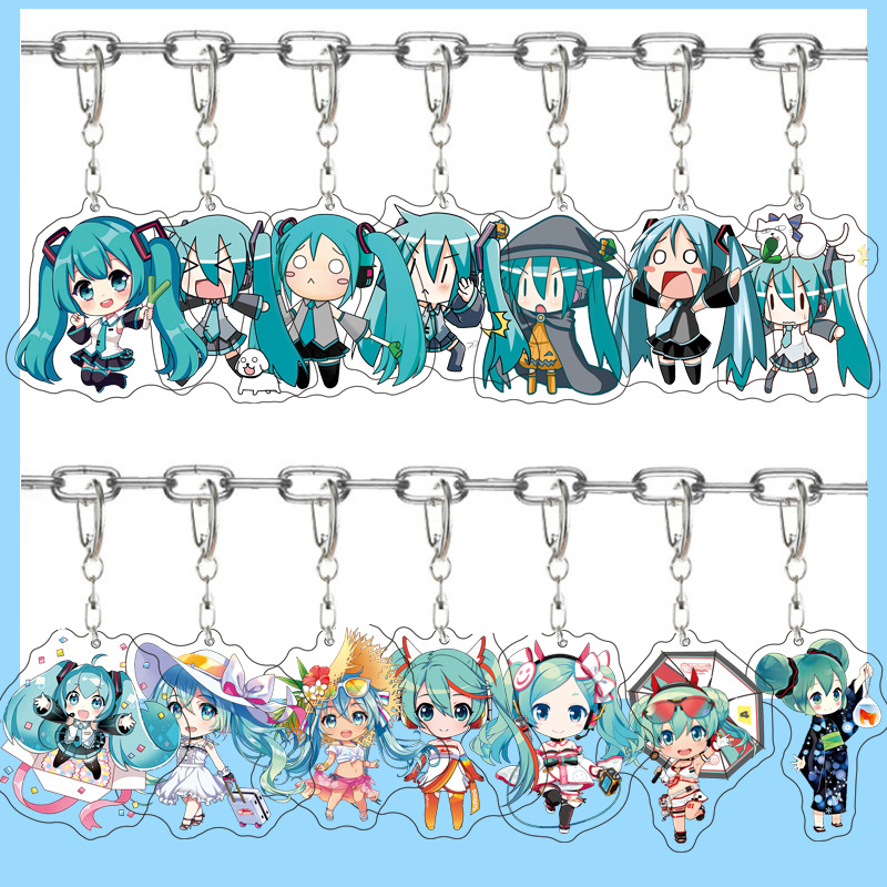 Model Kit Hatsune Miku - Chaveiro Pingente de Acrílico Hatsune Miku