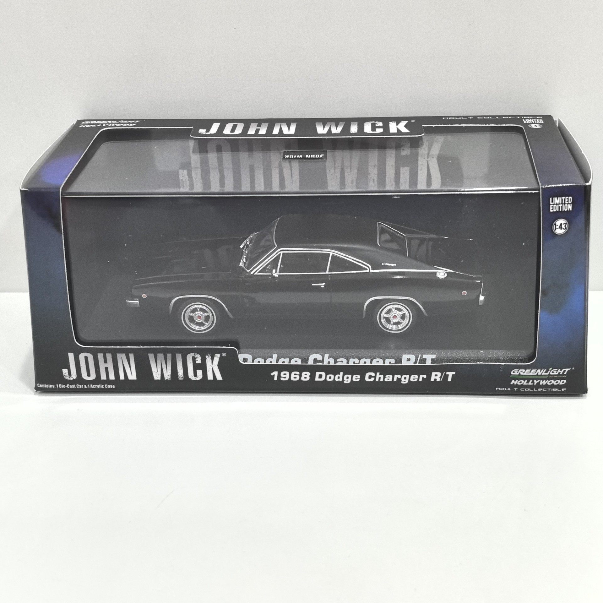 Model Kit Dodge Charger - Diecast Green Light Escala 1/43 Dodge