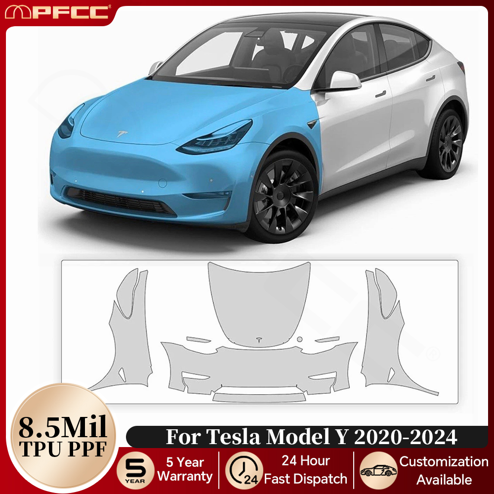 Paint Model Kit - Pré-corte ppf para tesla modelo y