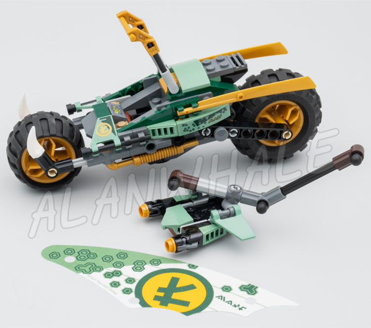 183 peças Shinobi 2 em 1 Veícu - Model Kit Chopper avaliação e preço