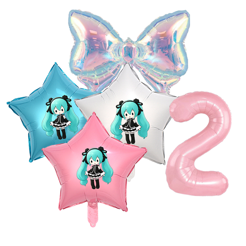 Kit de Balões de Látex Estampa - Model Kit Hatsune Miku avaliação e preço