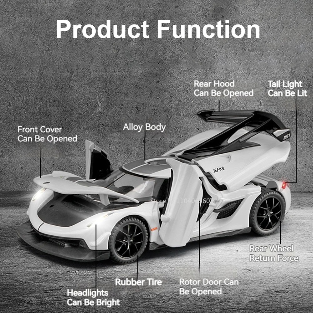 Escala 1:32 knsg jesko modelo  - Model Kit Ferrari avaliação e preço
