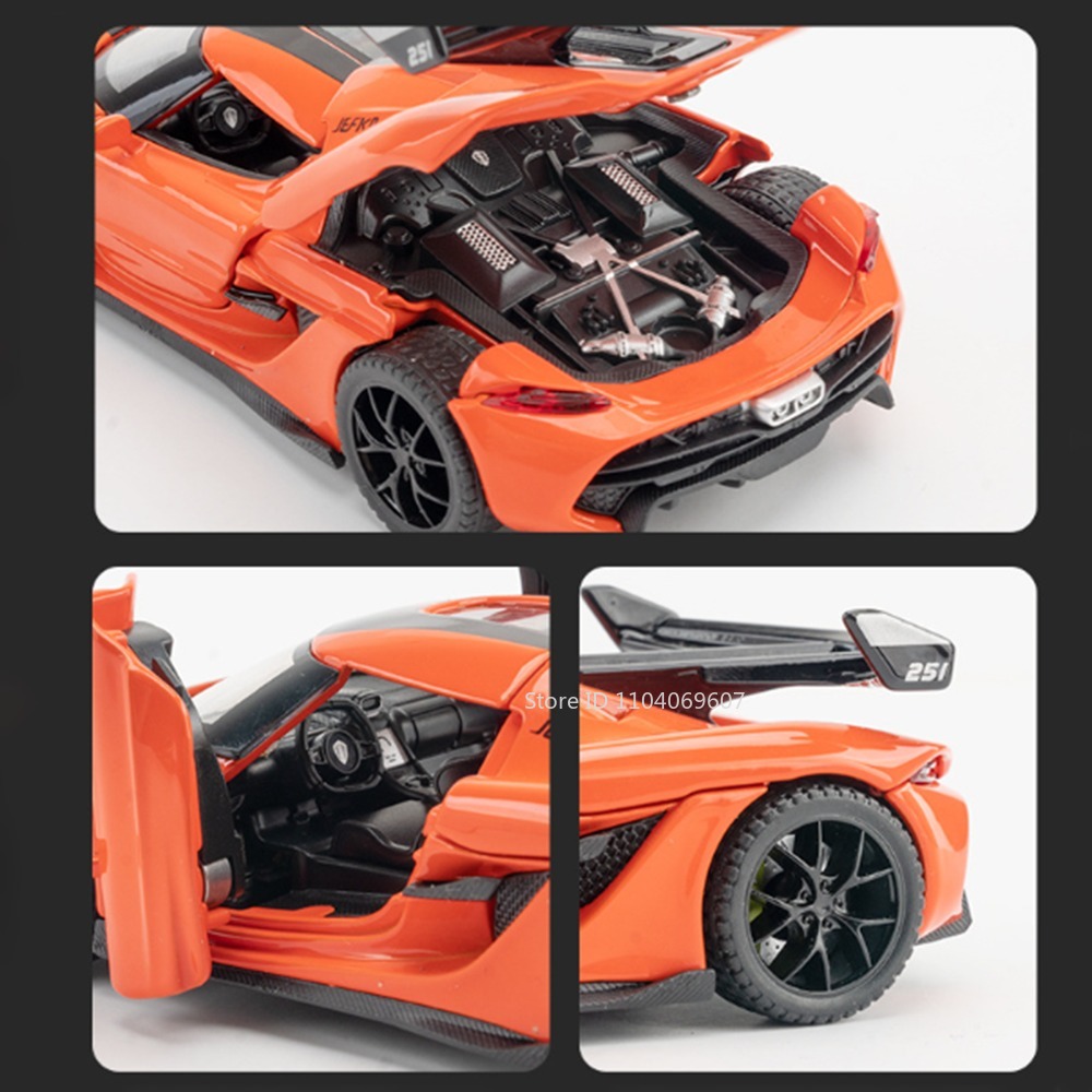 Escala 1:32 knsg jesko modelo  - Model Kit Ferrari avaliação e preço