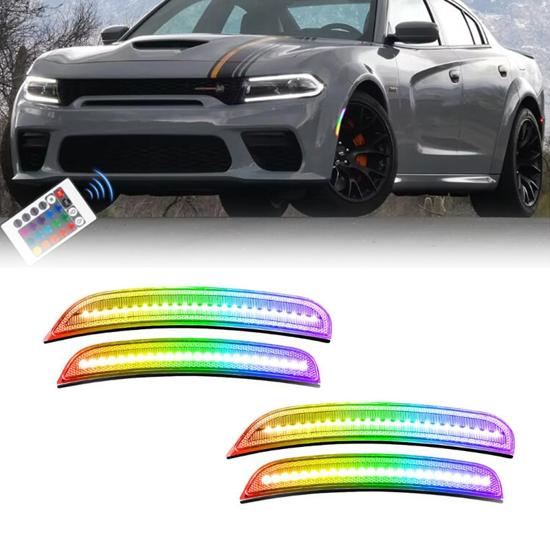 Luzes de marcação laterais led - Model Kit Dodge Charger avaliação e preço