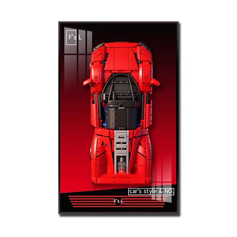 NOVO Quadro de Exibição para F - Model Kit Ferrari avaliação e preço
