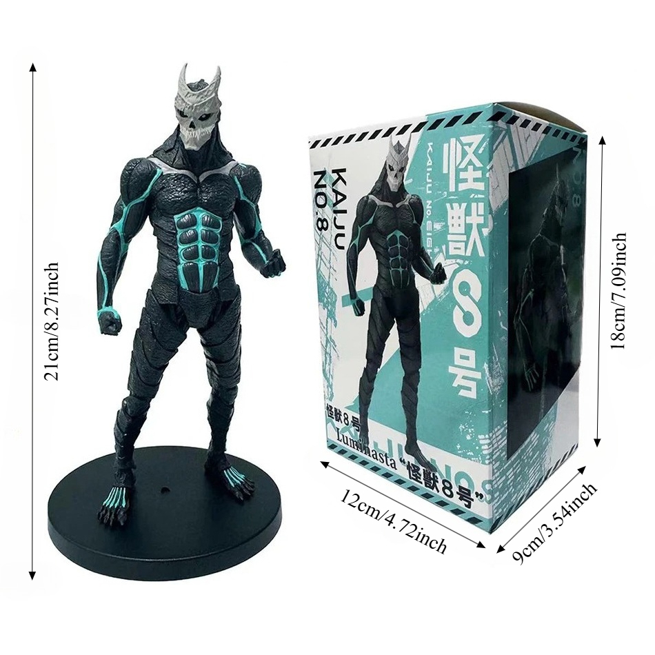 Figura Kaiju No.8 de 21cm, Est - Model Kit Kaiju 8 avaliação e preço
