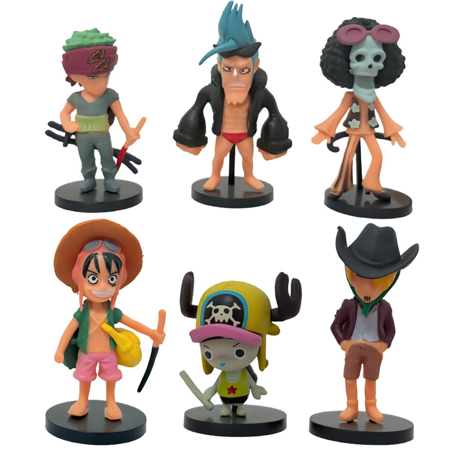 Conjunto de 6 Figuras Q Versio - Model Kit Chopper avaliação e preço