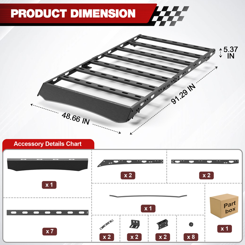 Bagageiro de Teto ULON para 4R - Model Kit Runner Organizer avaliação e preço
