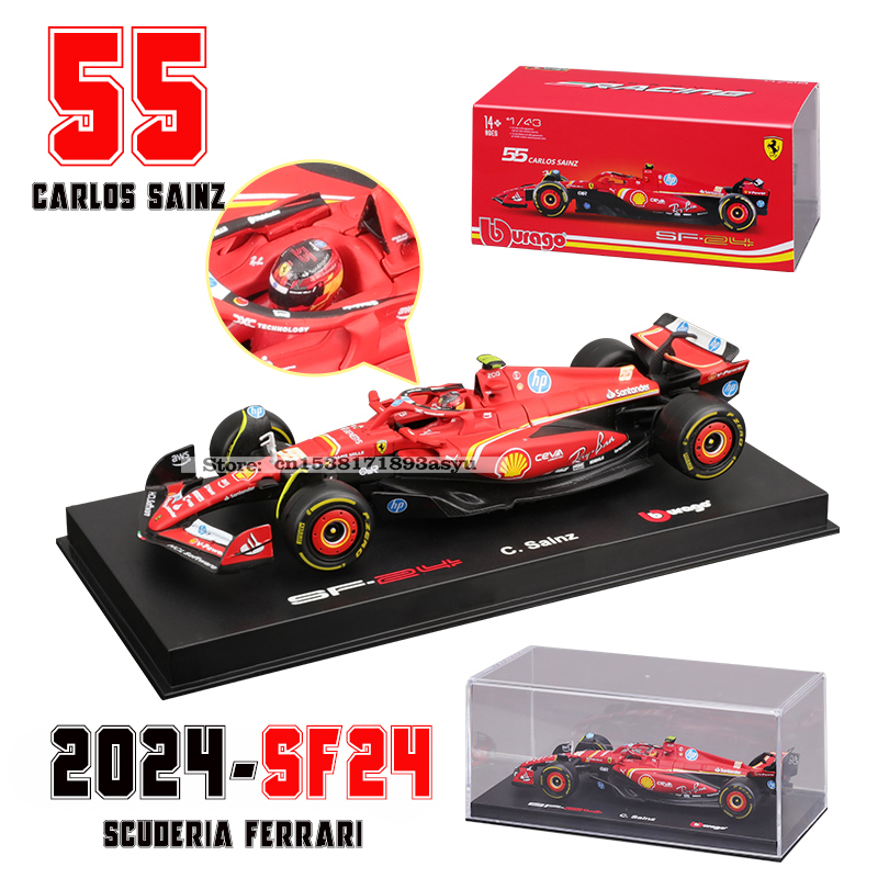 Bburago 1:43 f1 2024 Ferrari S - Model Kit Ferrari avaliação e preço